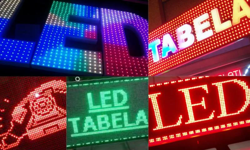 Led Tabelaların Teknik Özellikleri