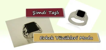 Şimdi Taşlı Erkek Yüzükleri Moda!